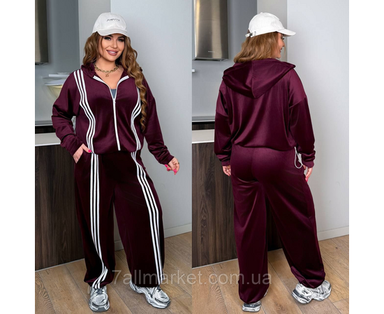 Фотография Костюм 2-ка женский спортивный велюровый  (42-60) "LADA" недорого от прямого поставщика, изображение 2