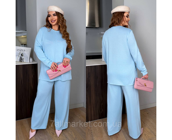Фотография Костюм двойка женский ангоровый размеры 46-60 "LADA" недорого от прямого поставщик, изображение 2
