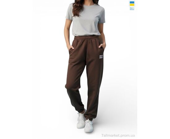 Фотография Спортивные брюки женские Весна/осень 100231MU шоколадний (4 шт. р.сетка XL-4XL) "Sport style" недорого оптом от прямого поставщика, изображение 2