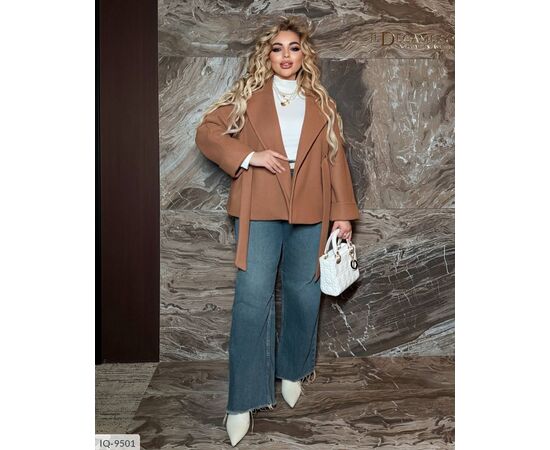 Фотография Женское кашемировое пальто БАТАЛ р.48-50;52-54;56-58 (3цв) "VLADA" купить недорого от прямого поставщика, изображение 7