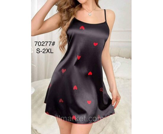 Фотография Ночная рубашка женская размеры S-2XL(2цв)"FLOWER" купить недорого от прямого поставщика, изображение 2