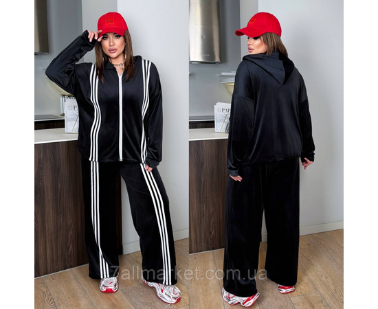 Фотография Костюм 2-ка женский спортивный велюровый  (42-60) "LADA" недорого от прямого поставщика, изображение 2