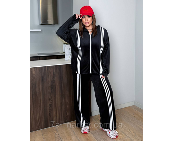 Фотография Костюм 2-ка женский спортивный велюровый  (42-60) "LADA" недорого от прямого поставщика, изображение 3