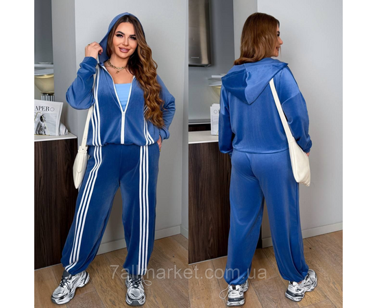 Фотография Костюм 2-ка женский спортивный велюровый  (42-60) "LADA" недорого от прямого поставщика, изображение 2