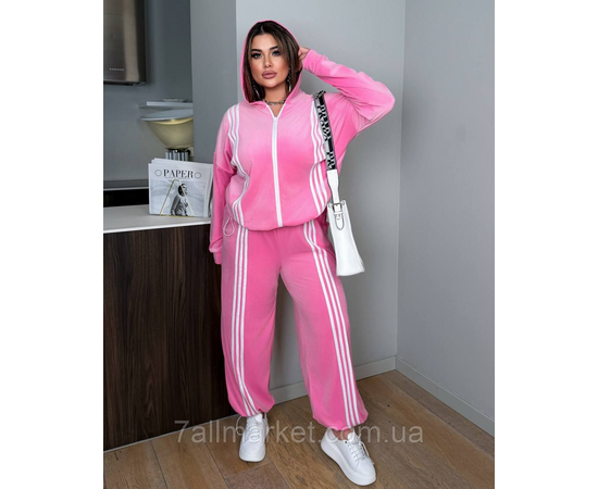 Фотография Костюм 2-ка женский спортивный велюровый  (42-60) "LADA" недорого от прямого поставщика, изображение 3