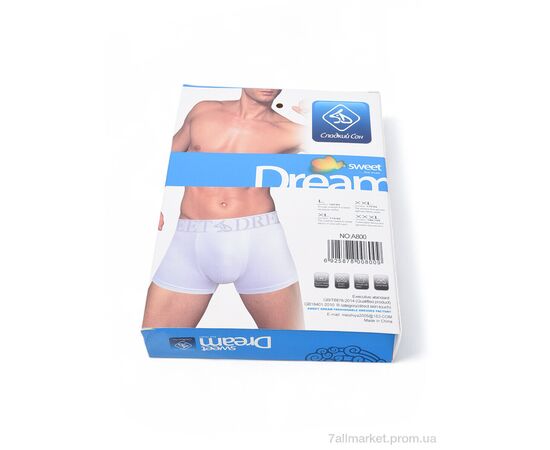 Фотография Трусы Весна/осень A800 white (08792) (24 шт. р.сетка L-3XL) "Obuvok" недорого оптом от прямого поставщика, изображение 4