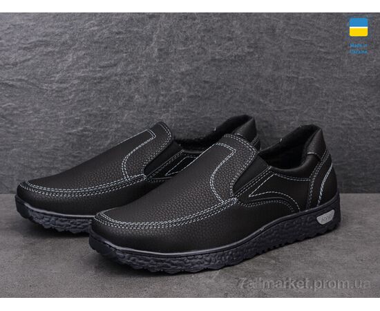Туфлі чоловічі стильні Весна/осінь Kluchkovskyy A18 чорний (8 пар р.40-45) "Paolla" недорого оптом від прямого постачальника, зображення 2