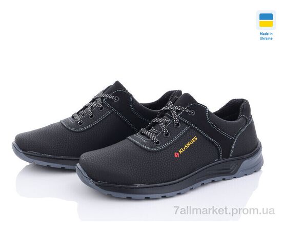 Фотография Кроссовки мужские модные Весна/осень Kluchkovskyy 132-8 чорний (8 пар р.40-45) "Paolla" недорого оптом от прямого поставщика, изображение 2