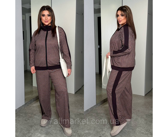 Фотография Костюм 2-ка женский прогулочный трикотаж Джерси (46-60) "LADA" недорого от прямого поставщика, изображение 2