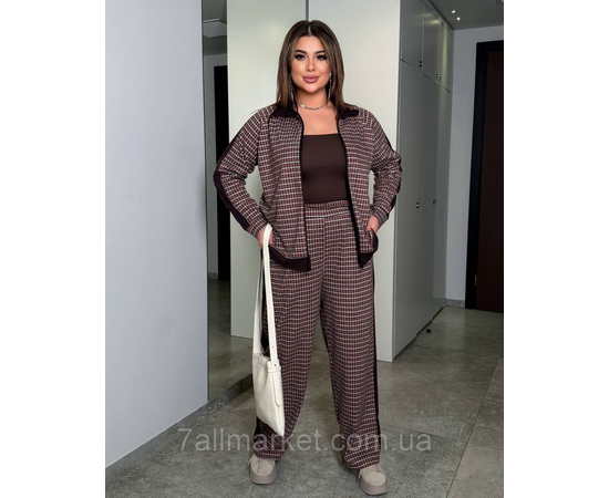 Фотография Костюм 2-ка женский прогулочный трикотаж Джерси (46-60) "LADA" недорого от прямого поставщика, изображение 3