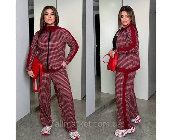 Фотография Костюм 2-ка женский прогулочный трикотаж Джерси (46-60) "LADA" недорого от прямого поставщика, изображение 2