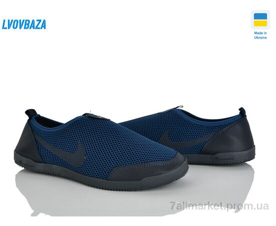 Фотография Слипоны мужские модные Лето B&R 503 синій (8 пар р.40-45) "Lvovbaza" недорого оптом от прямого поставщика, изображение 2