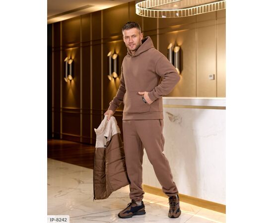 Чоловічий спортивний костюм на флісі р.48;50;52;54-56;58-60 "LETTI" купити недорого від прямого постачальника, зображення 38