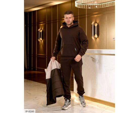 Чоловічий спортивний костюм на флісі р.48;50;52;54-56;58-60 "LETTI" купити недорого від прямого постачальника, зображення 32