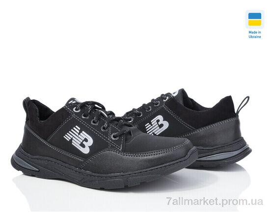 Фотография Кроссовки мужские модные Весна/осень Ankor Т15 чорний (8 пар р.40-45) "Kindzer" недорого оптом от прямого поставщика, изображение 2