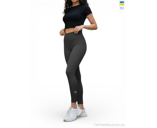 Лосінси жіночі Весна/осінь 50225-1MU чорний (4 шт. р.сітка2XL-5XL) "Margo" недорого оптом від прямого постачальника, зображення 2