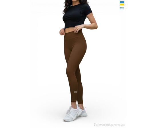 Лосінси жіночі Весна/осінь 5225-1MU шоколад (4 шт. р.сіткаS-XL) "Margo" недорого оптом від прямого постачальника, зображення 2