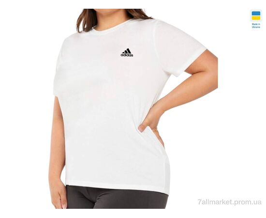 Футболка жіноча Літо 9-1AD білий (4 шт. р.сіткаS-XL) "Sport style" недорого оптом від прямого постачальника, зображення 2