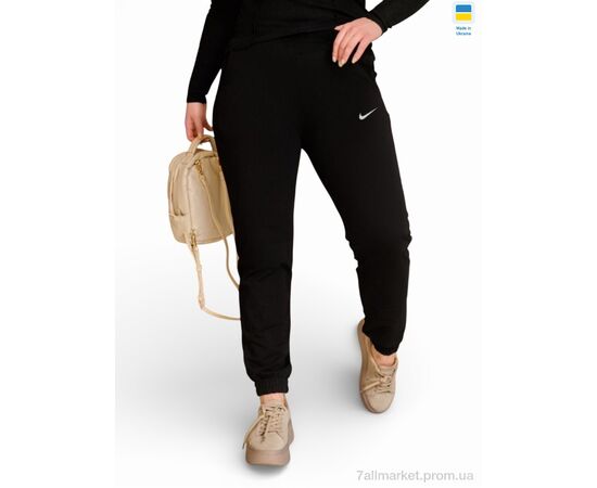 Фотография Спортивные брюки женские Весна/осень 100231NI чорний (4 шт. р.сетка XL-4XL) "Sport style" недорого оптом от прямого поставщика, изображение 2