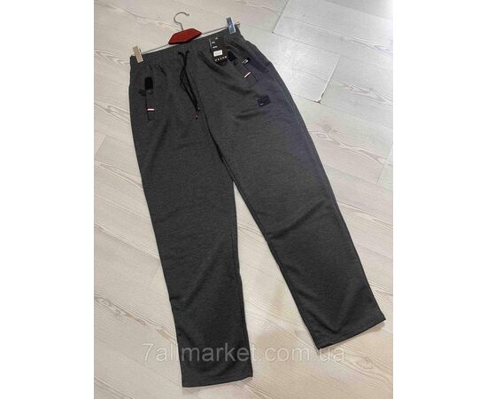 Фотография Спортивные штаны мужские прямые р-ры M-3XL(3цв) "NICOLAS" недорого от прямого поставщика, изображение 3