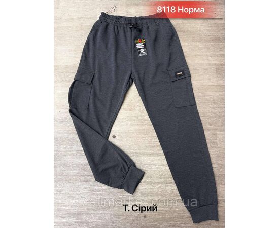 Спортивні штани чоловічі р-ри M — 3xl (46-54) (3кв)"NICOLAS" недорогого від прямого постачальника, зображення 3