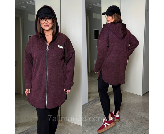 Фотография Кардиган женский вязаный на меху р 46-60 "LADA" недорого от прямого поставщика, изображение 2