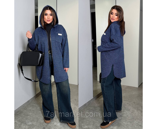 Фотография Кардиган женский вязаный на меху р 46-60 "LADA" недорого от прямого поставщика, изображение 2