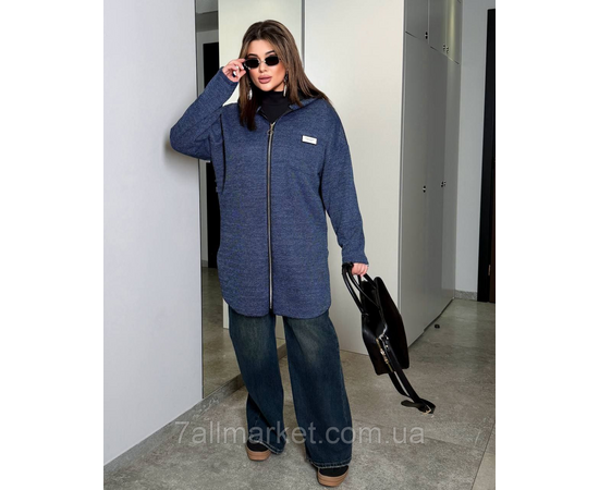 Фотография Кардиган женский вязаный на меху р 46-60 "LADA" недорого от прямого поставщика, изображение 3