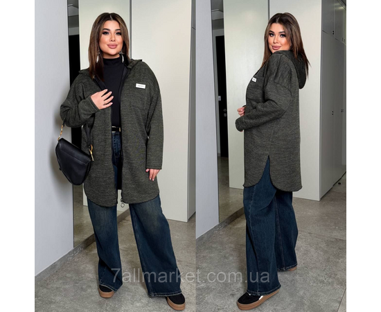 Фотография Кардиган женский вязаный на меху р 46-60 "LADA" недорого от прямого поставщика, изображение 2