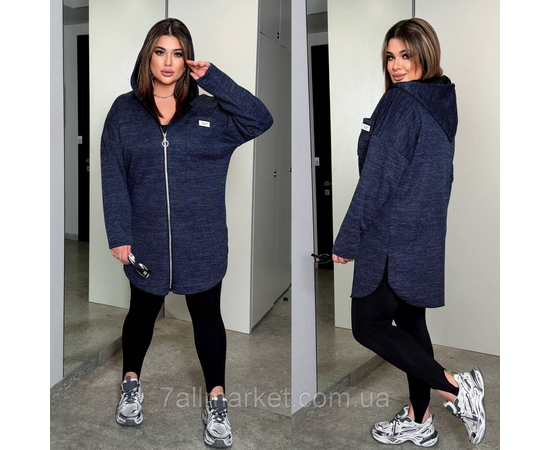 Фотография Кардиган женский вязаный на меху р 46-60 "LADA" недорого от прямого поставщика, изображение 2