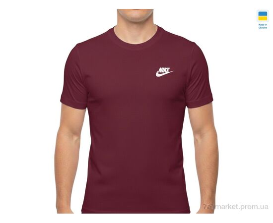 Фотография Футболка мужская Лето 82NI бордовий (4 шт. р.сетка M-2XL) "Margo" недорого оптом от прямого поставщика, изображение 2