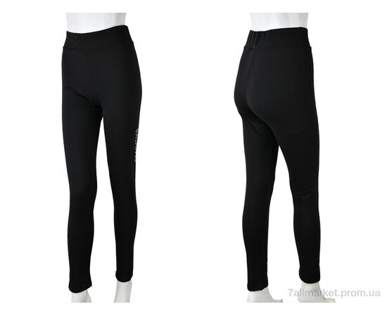 Фотография Лосинсы женские Весна/осень 12514B black (5 шт. р.сетка 42-50) "Obuvok" недорого оптом от прямого поставщика, изображение 3