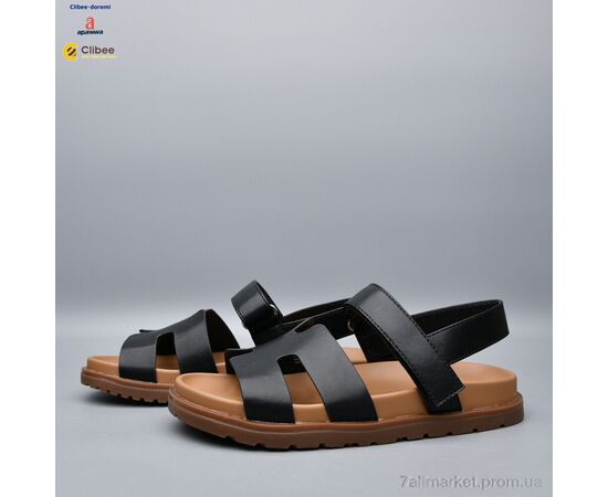 Фотография Босоножки детские летние Лето D6281-1 black (7 пар р.31-37) "Clibee-Doremi" недорого оптом от прямого поставщика, изображение 2