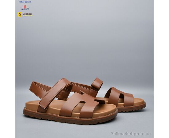Фотография Босоножки детские летние Лето D6281-1 brown (7 пар р.31-37) "Clibee-Doremi" недорого оптом от прямого поставщика, изображение 2