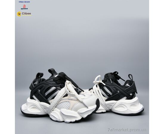Фотография Кроссовки детские модные Весна/осень DB250501 white-black (4 пар р.27-30) "Clibee-Doremi" недорого оптом от прямого поставщика, изображение 2