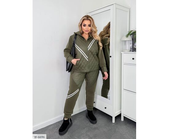 Жіночий прогулянковий костюм зі штанами великі розміри р.50-52;54-56;58-60;62-64;66-68;64-68 (5кол.) "VLADA" купити недорого від прямого постачальника, зображення 18