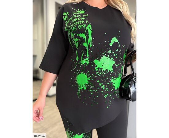 Фотография Костюм двойка женский большие размеры р.46-48;50-52;54-56;58-60;62-64 "VLADA" купить недорого от прямого поставщика, изображение 9