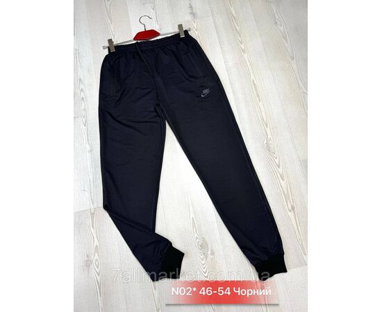 Спортивні штани чоловічі манжет р-ри 46-54 (3 кв) "NICOLAS" недорого від прямого постачальника, зображення 3