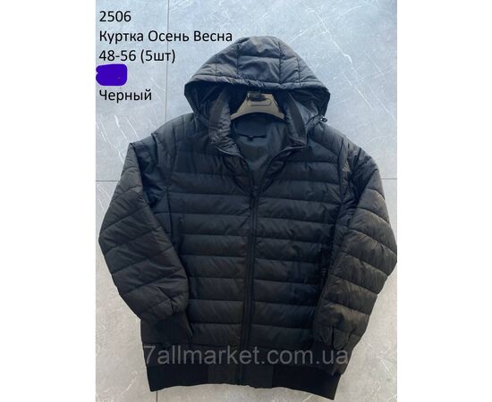 Куртка чоловіча демісезонна стьобана розміри 48-56 (3кв) "NEW NOCE" недорого від прямого постачальника, зображення 2