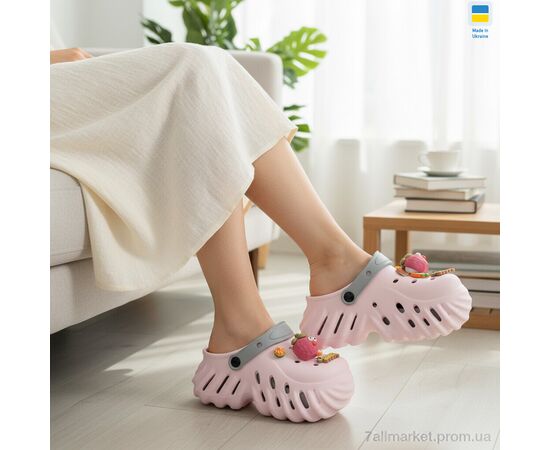 Фотография Кроксы женские летние Лето 24506-389A (8 пар р.36-41) "Luck Line" недорого оптом от прямого поставщика, изображение 3