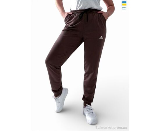 Фотография Спортивные брюки женские Весна/осень 100231AD шоколад (4 шт. р.сетка XL-4XL) "Sport style" недорого оптом от прямого поставщика, изображение 2