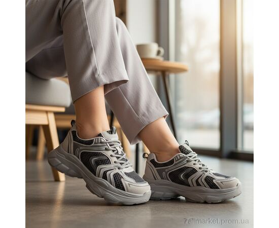 Фотография Кроссовки женские модные Весна/осень K557-4 (8 пар р.36-41) "Loretta" недорого оптом от прямого поставщика, изображение 2