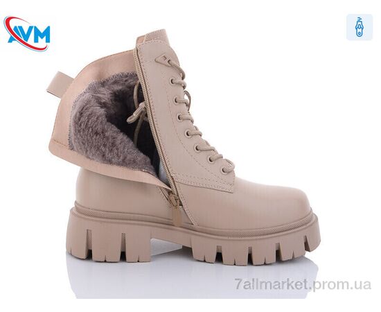 Фотография Ботинки женские стильные зима B3116-10 (6 пар р.36-41) "AVM" недорого оптом от прямого поставщика, изображение 2