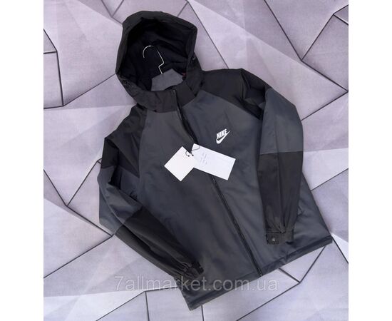 Фотография Ветровка мужская молодёжная с капюшоном р-ры L-4XL (4цв) "MACCALI" недорого от прямого поставщика, изображение 4