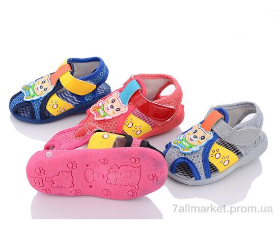 Фотография Босоножки детские летние Лето A51 mix (40 пар р.16-20) "Blue Rama" недорого оптом от прямого поставщика, изображение 2