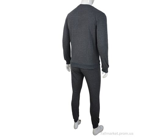 Фотография Спортивный костюм мужской Весна/осень 02933 d.grey (5 шт. р.сетка S-2XL) "Obuvok" недорого оптом от прямого поставщика, изображение 3