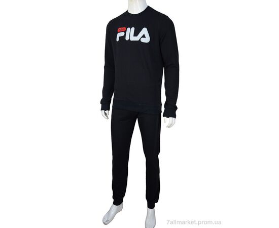 Фотография Спортивный костюм мужской Весна/осень 02931 black (5 шт. р.сетка S-2XL) "Obuvok" недорого оптом от прямого поставщика, изображение 2