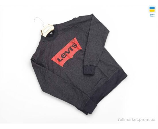 Фотография Кофта мужская Весна/осень 81LE т.сірий (4 шт. р.сетка M-2XL) "Sport style" недорого оптом от прямого поставщика, изображение 2