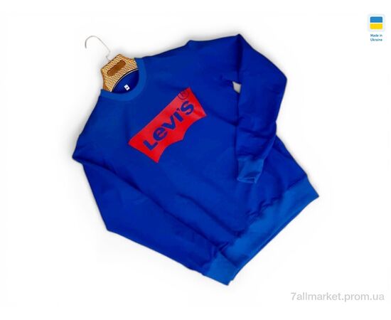 Фотография Кофта мужская Весна/осень 81LE електрик з червоним (4 шт. р.сетка M-2XL) "Sport style" недорого оптом от прямого поставщика, изображение 2