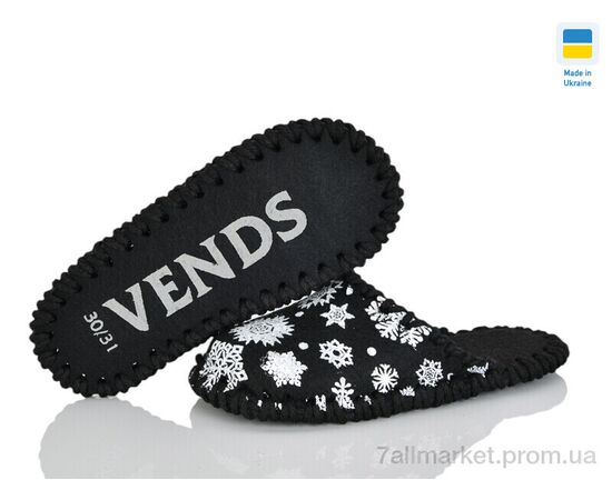 Тапки дитячі домашні Весна/осінь 037 чорний (9 пар р.30-35) "Active" недорого оптом від прямого постачальника, зображення 3